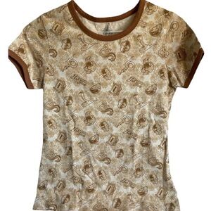 Disney Parks Indiana Jones XS Tan shirt